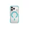 Uniq Combat Active Magclick Apple iPhone 17 Pro MagSafe tok, átlátszó-kék