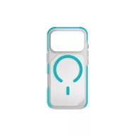   Uniq Combat Active Magclick Apple iPhone 17 Pro MagSafe tok, átlátszó-kék