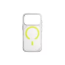 Uniq Combat Active Magclick Apple iPhone 17 Pro Max MagSafe tok, átlátszó-zöld