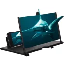 Mobiltelefon képernyő nagyító, kivetítő, 12 collos, összecsukható, Screen Magnifier, Wooze Cinema, fekete