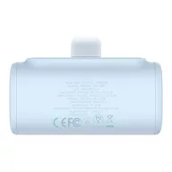  Baseus Compact Powerbank / külső akkumulátor, Lightning port 5000mAh, 20W, kék