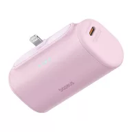  Baseus Compact Powerbank / külső akkumulátor, Lightning port 5000mAh, 20W, rózsaszín