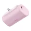 Baseus Compact Powerbank / külső akkumulátor, Lightning port 5000mAh, 20W, rózsaszín