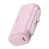   Baseus Compact Powerbank / külső akkumulátor, Lightning port 5000mAh, 20W, rózsaszín