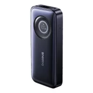   Baseus EnerCore CR11 gyorstöltő powerbank 20000mAh, 67W, beépített USB-C automata behúzós kábel, fekete