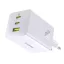 Baseus EnerFill FE11 hálózati gyorstöltő 100W, 2×USB-C + 1×USB-A, fehér