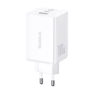   Baseus EnerFill FE11 hálózati gyorstöltő 100W, 2×USB-C + 1×USB-A, fehér