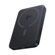   Baseus EnerFill FM12 Qi2 Magnetic vezeték nélküli gyorstöltő powerbank 10000 mAh, 22.5W, fekete + USB-C, 30cm kábel