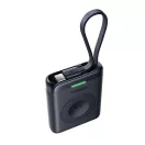 Baseus EnerFill FW11 vezeték nélküli Apple Watch powerbank 1640mAh, 5W, fekete