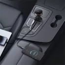 Baseus Enjoyment Pro autós gyorstöltő 60W, USB-A + USB-C automata behúzós kábel, fekete