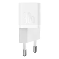   Baseus GaN5 Mini USB-C hálózati gyorstöltő adapter 30W, fehér
