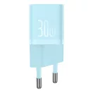 Baseus GaN5 Mini USB-C hálózati gyorstöltő adapter 30W, kék