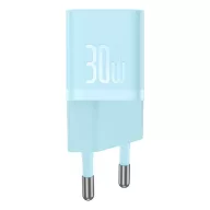   Baseus GaN5 Mini USB-C hálózati gyorstöltő adapter 30W, kék
