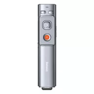   Baseus Orange Dot multifunkcionális távirányító prezentációkhoz lézermutatóval, világosszürke