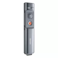   Baseus Orange Dot multifunkcionális távirányító prezentációkhoz lézermutatóval, világosszürke