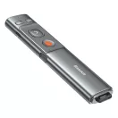 Baseus Orange Dot multifunkcionális távirányító prezentációkhoz lézermutatóval, világosszürke