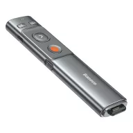   Baseus Orange Dot multifunkcionális távirányító prezentációkhoz lézermutatóval, világosszürke