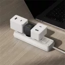Baseus Palm 2in1 USB-C-USB-A hálózati gyorstöltő adapter, 20W, fekete
