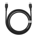 Baseus Pudding USB-C/USB-C, 100W gyorstöltő adatkábel, 1.2m, fekete