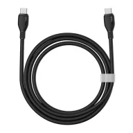   Baseus Pudding USB-C/USB-C, 100W gyorstöltő adatkábel, 1.2m, fekete