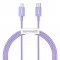 Baseus Superior USB-C – iPhone Lightning, 20W gyorstöltő adatkábel, 1m, lila