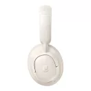 Baseus Bass BH1 bluetooth fejhallgató, aktív zajszűréssel ANC, fehér