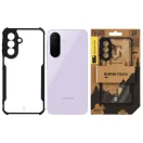 Tactical Quantum Stealth Samsung Galaxy A27 hátlap tok megerősített sarokkal, átlátszó/fekete