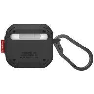   Skinarma Mecha CE Airpods 5 / Airpods 4 tok karabinerrel, Black. fekete