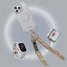 Skinarma Mecha AirPods Pro 2 tok karabinerrel, Frost, fehér-piros