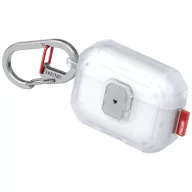   Skinarma Mecha LE AirPods Pro 3 tok karabinerrel, Transparent, átlátszó