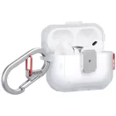 Skinarma Mecha LE AirPods Pro 3 tok karabinerrel, Transparent, átlátszó
