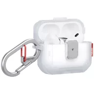   Skinarma Mecha LE AirPods Pro 3 tok karabinerrel, Transparent, átlátszó