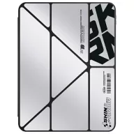   Skinarma Kira Kobai Apple iPad Air 11 (2026 / 2025 / 2024) / Air 5 / 4 mappa tok, Chrome, ezüst-fekete
