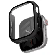   Skinarma Gado Apple Watch 11 / Watch 10 42mm tok, kijelzővédő felülettel, fekete
