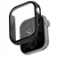 Skinarma Gado Apple Watch 11 / Watch 10 42mm tok, kijelzővédő felülettel, fekete