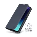 OBAL:ME SmoothTouch Honor 600 Lite flip tok kártyatartóval, mágneses záródás, kék
