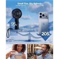 Spigen A905 Mini kézi / hordozható ventilátor, fekete