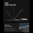 Spigen Airskin Apple Macbook Air 13 M2-M5 2023-2026 tok, Frost Black, fekete