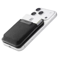   Spigen S314-4 Slim Fold mágneses kártyatartó, MagSafe, kitámasztható, Black, fekete (10db kártyához)