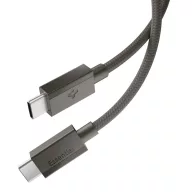   Spigen EB6015CC USB-C-USB-C töltő- és adatkábel, 60W, 1,5m, Gunmetal, szürke