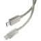 Spigen EB6015CC USB-C-USB-C töltő- és adatkábel, 60W, 1,5m, Natural Titanium, bézs