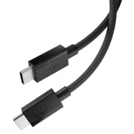   Spigen EB6015CC USB-C-USB-C töltő- és adatkábel, 60W, 1,5m, Black, fekete