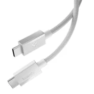   Spigen EB6015CC USB-C-USB-C töltő- és adatkábel, 60W, 1,5m, White, fehér