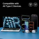 Spigen EB6015CC USB-C-USB-C töltő- és adatkábel, 60W, 1,5m, White, fehér