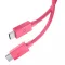 Spigen EB6010CC USB-C-USB-C töltő- és adatkábel, 60W, 1m, Pink, rózsaszín