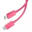 Spigen EB6010CC USB-C-USB-C töltő- és adatkábel, 60W, 1m, Pink, rózsaszín