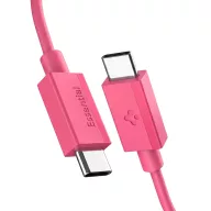   Spigen EB6010CC USB-C-USB-C töltő- és adatkábel, 60W, 1m, Pink, rózsaszín