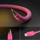 Spigen EB6010CC USB-C-USB-C töltő- és adatkábel, 60W, 1m, Pink, rózsaszín