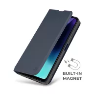   OBAL:ME SmoothTouch Honor 600 flip tok kártyatartóval, mágneses záródás, kék