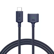   Tech-Protect MMC01 UltraBoost Macbook töltő, USB-C, MagSafe 3, 140W, 200cm, kék